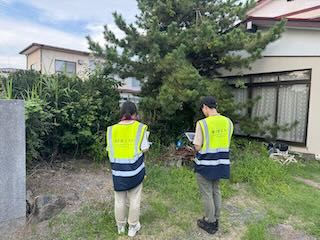 1st seismograph maintenance in Monou Cho